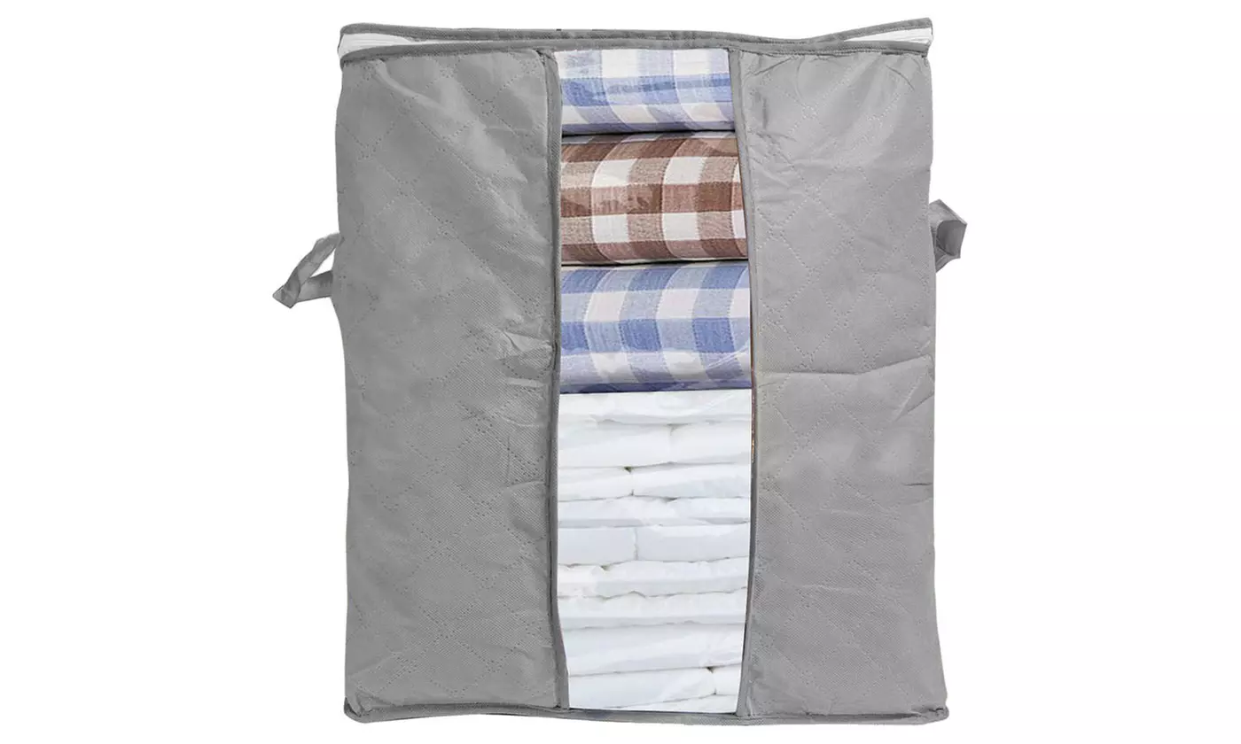 Non-Woven Clothes Storage Under-Bed Bins Foldable Closet Organizer Containers