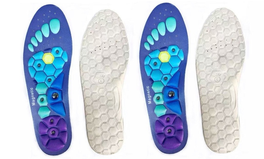 Image 6: Acupressure Arch Support Insoles with Magnetic Stimulation 