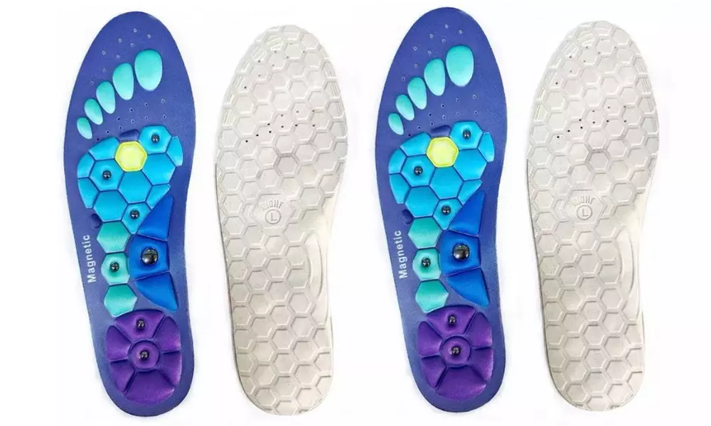 Acupressure Arch Support Insoles with Magnetic Stimulation