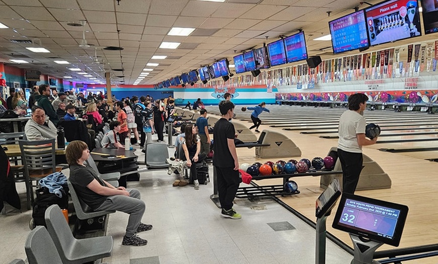 Image 2: Up to 60% Off Bowling with Shoes at Port Jeff Bowl