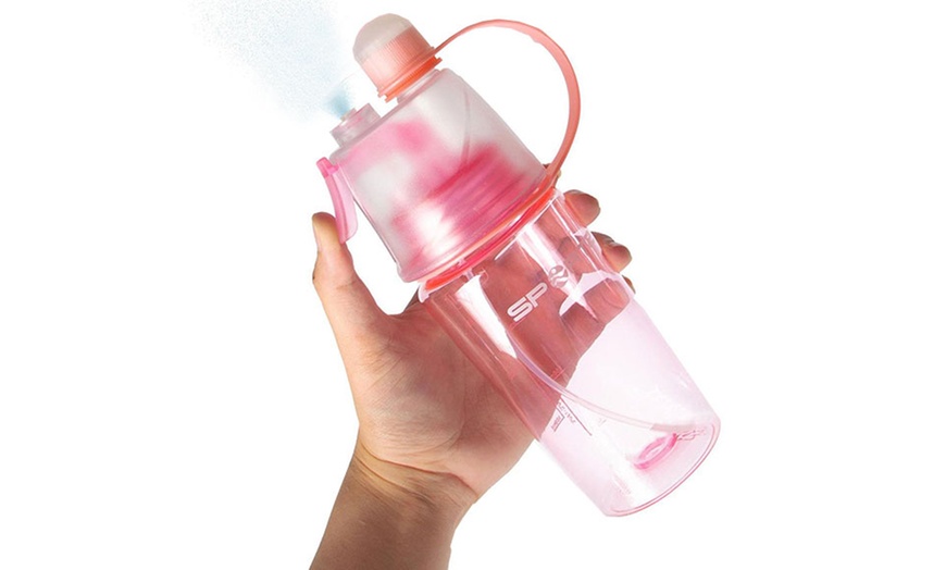 Image 5: Water Bottle with Spray Function