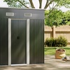 Image 19: Outdoor Garden Compact Metal Storage Shed