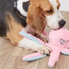 Image 3: Plush Squeaky Octopus Dog Toy