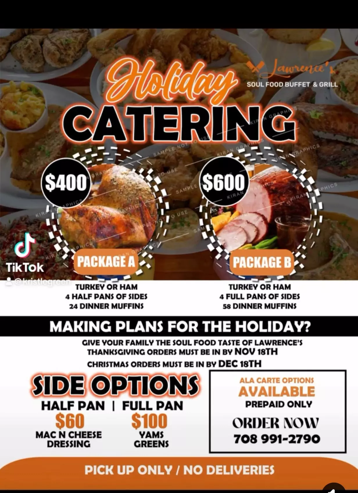 Indulge in $40, $70 or $100 Worth of Soul Food Delights