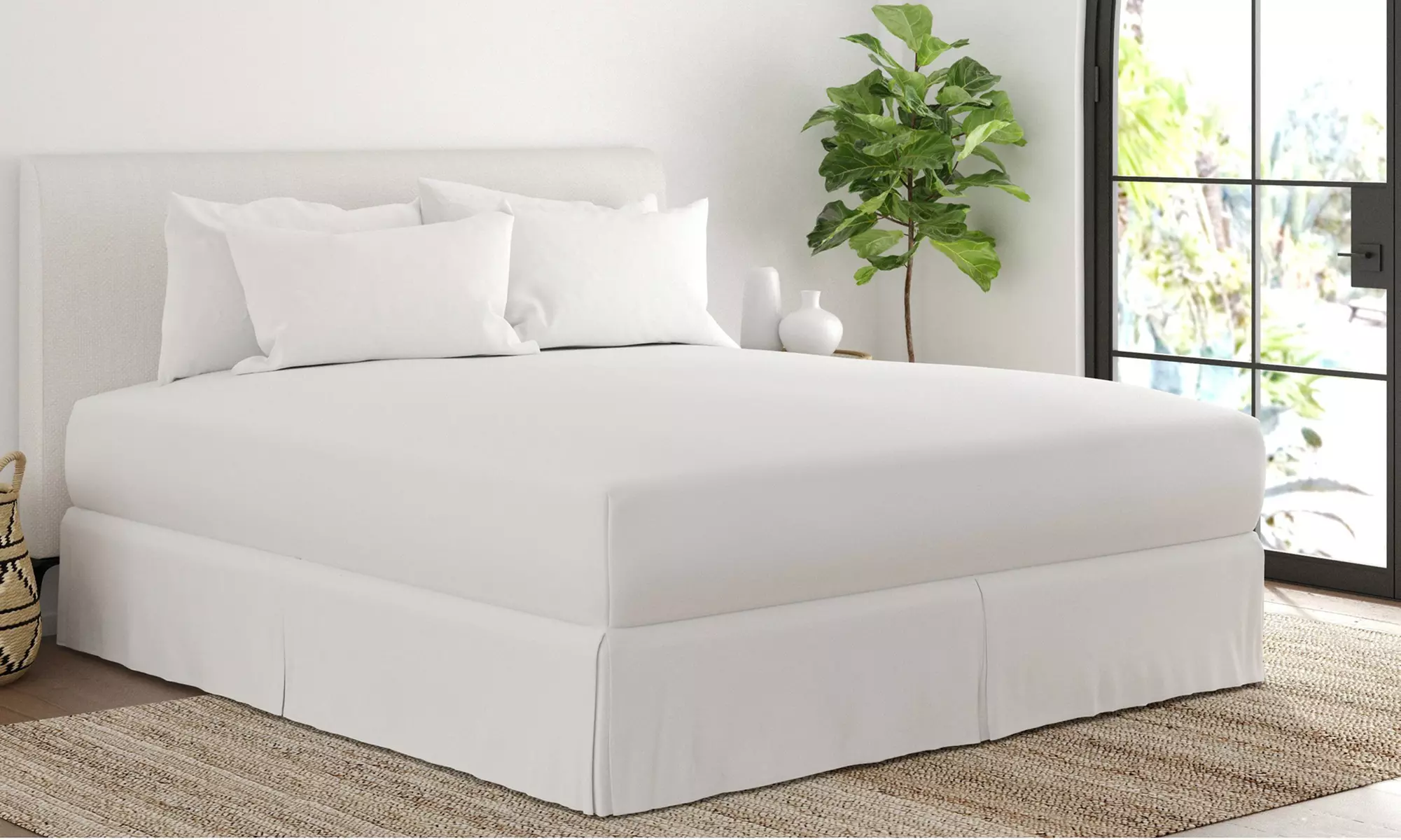 Merit Linens Premium Pleated Dust Ruffle Bed Skirt in 13 Colors