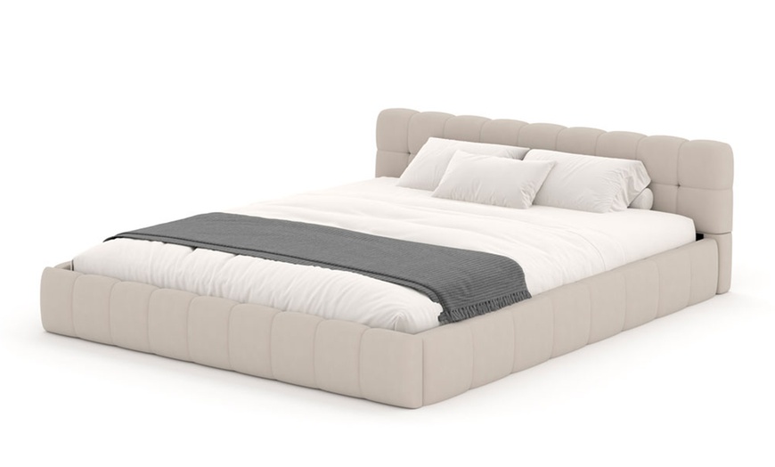 Image 6: Lit nuage "Princeton" en velours, de la marque Kocoon