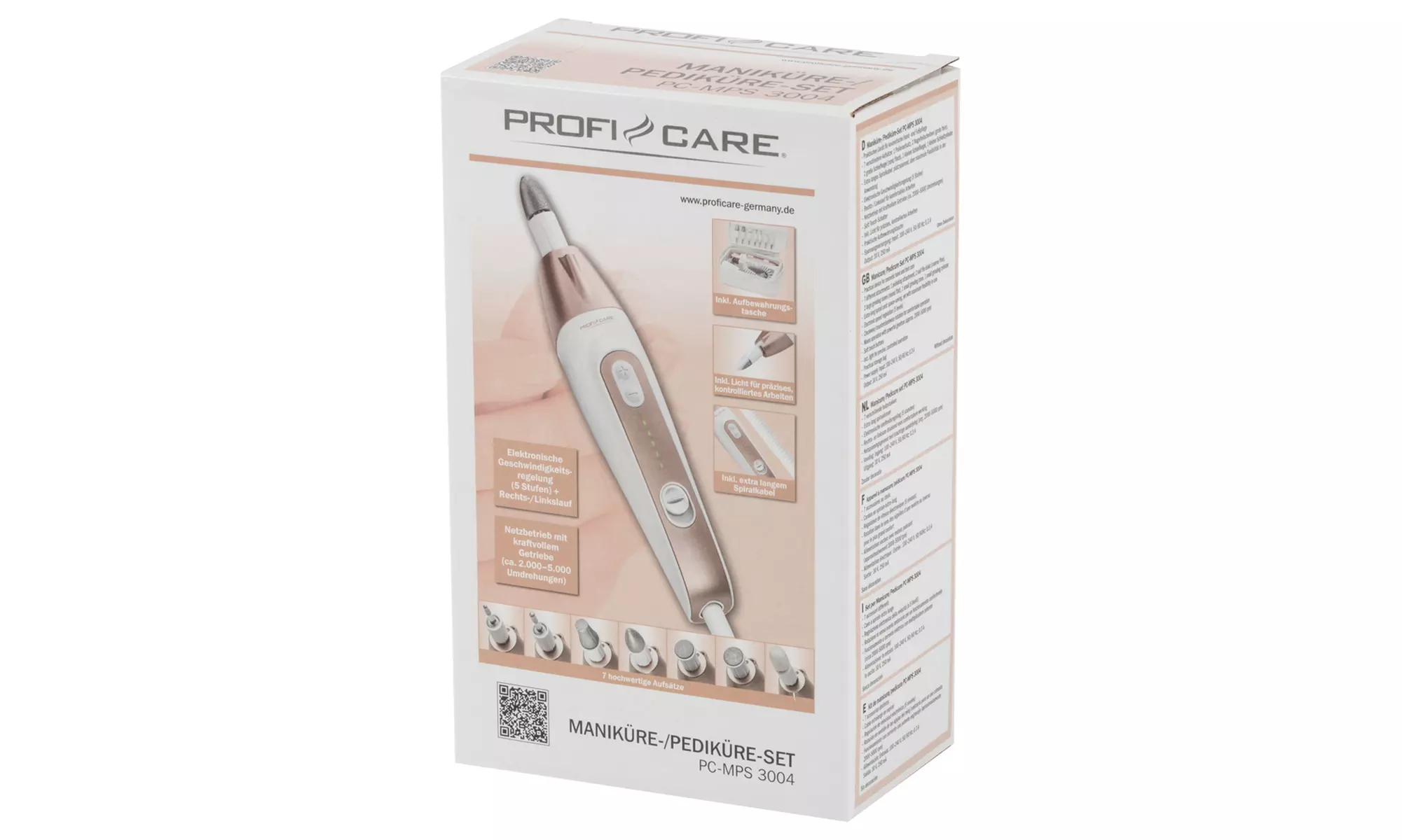 Set manucure pédicure ProfiCare PC-MPS