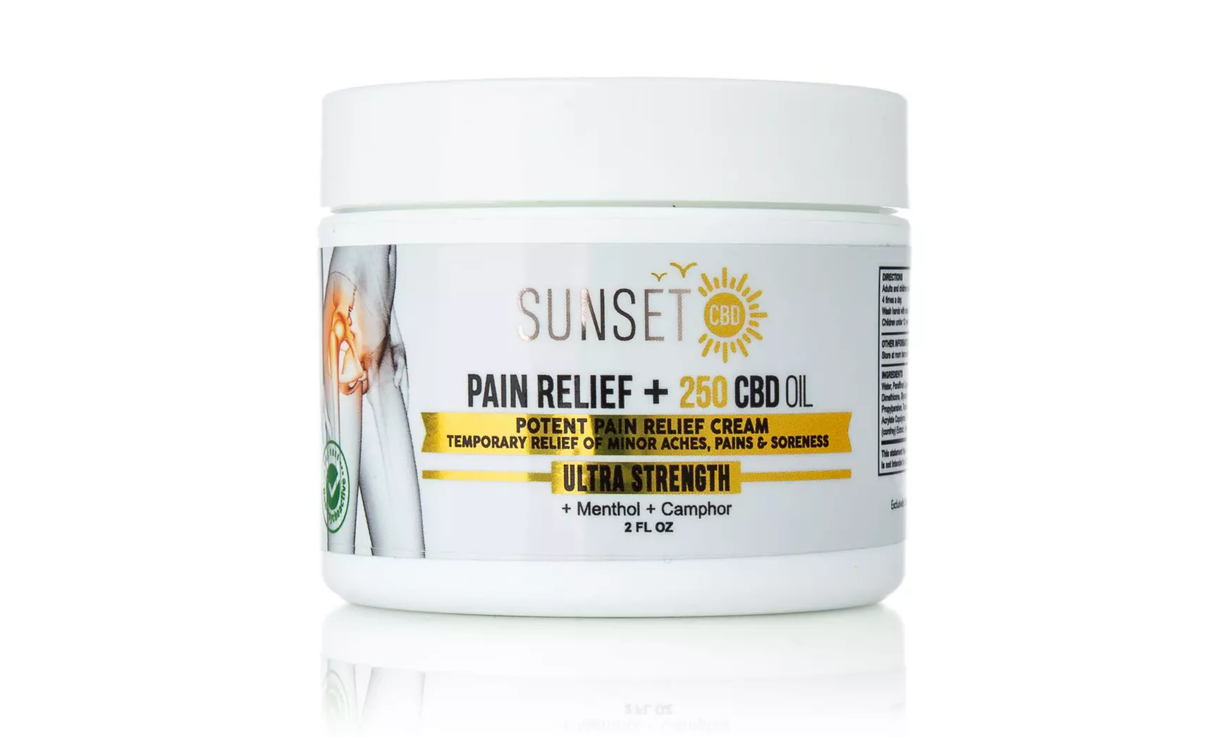 CBD Pain Cream & Camphor  (Up to 3000 MG) - Up to 65% Off