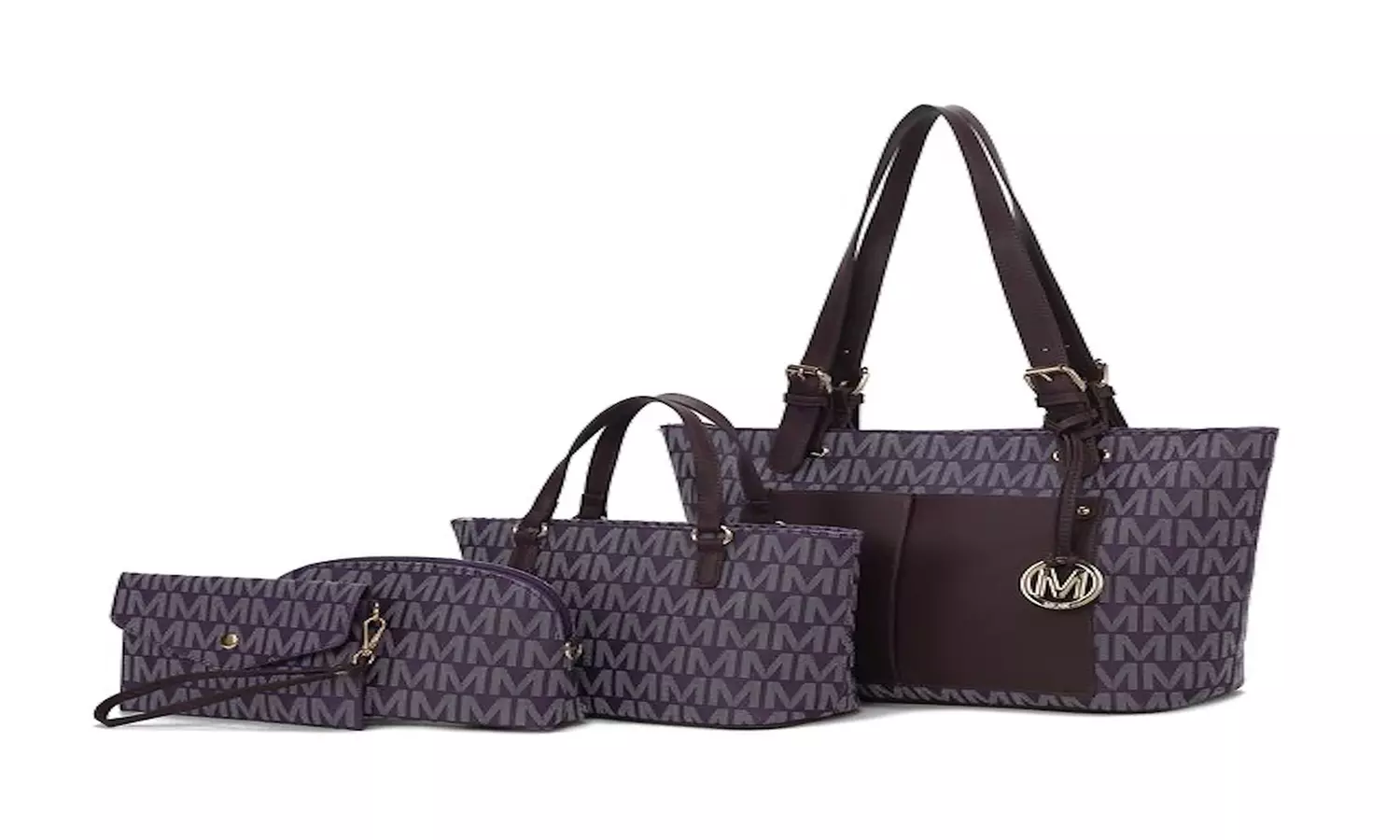 Havenly Vegan Leather Tote Set - Stylish & Functional