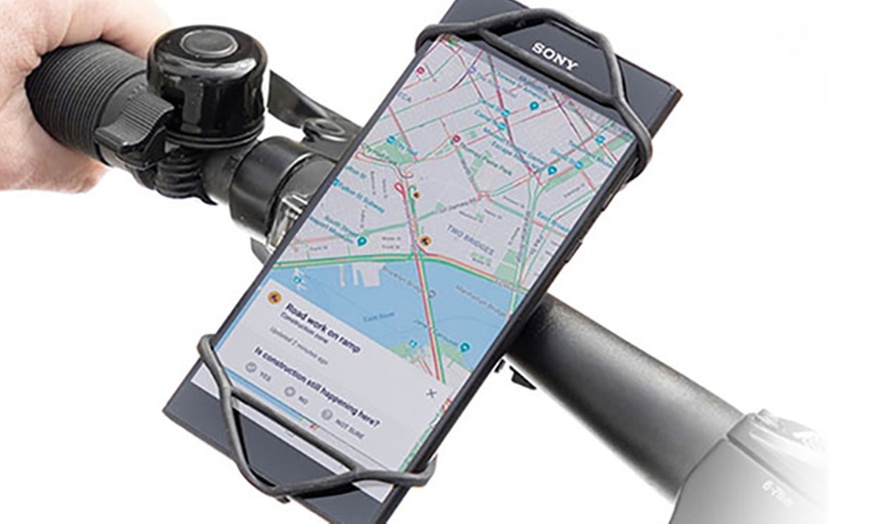 Image 6: One or Two Universal Rotating Smartphone Bike Mounts