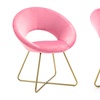Image 9: Fauteuil rond en velours
