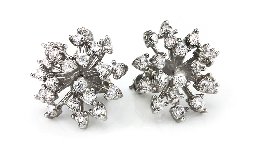 Image 2: Snowflakes Stud Earrings