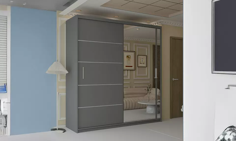 Sliding Wardrobes 4u Sliding Doors Wardrobe with Mirror