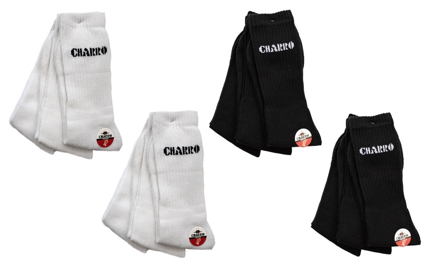 Image 16: Pack de 6, 12 o 24 pares de calcetines de caña media de El Charro