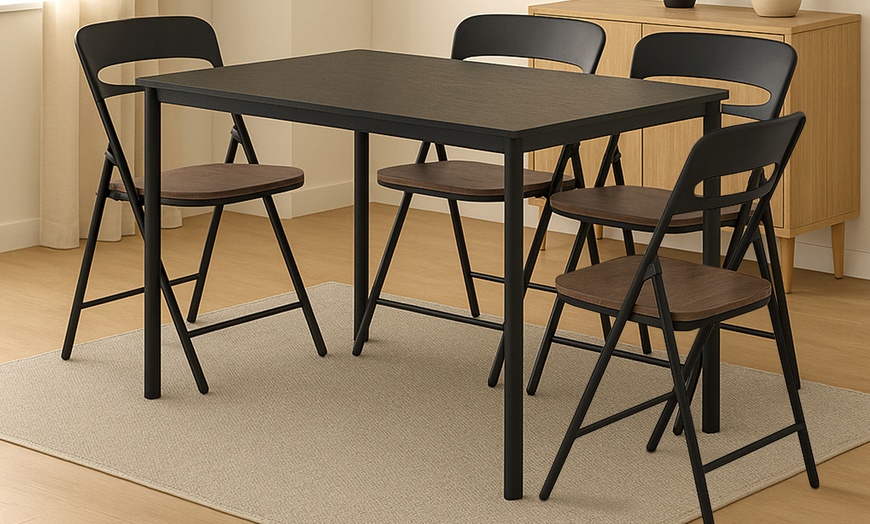 Image 1: Lot de 4 chaises pliables Isidora