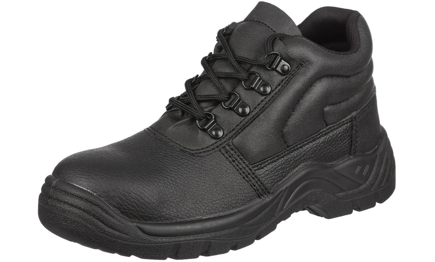 Image 1: BKS Steel Toe Safety Work Boots