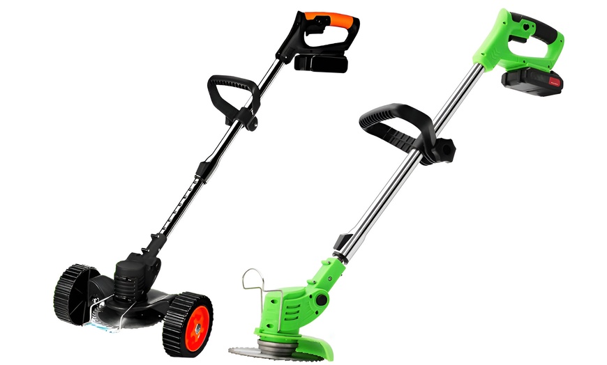 Image 14: Desbrozadora eléctrica inalámbrica con doble batería de 48V