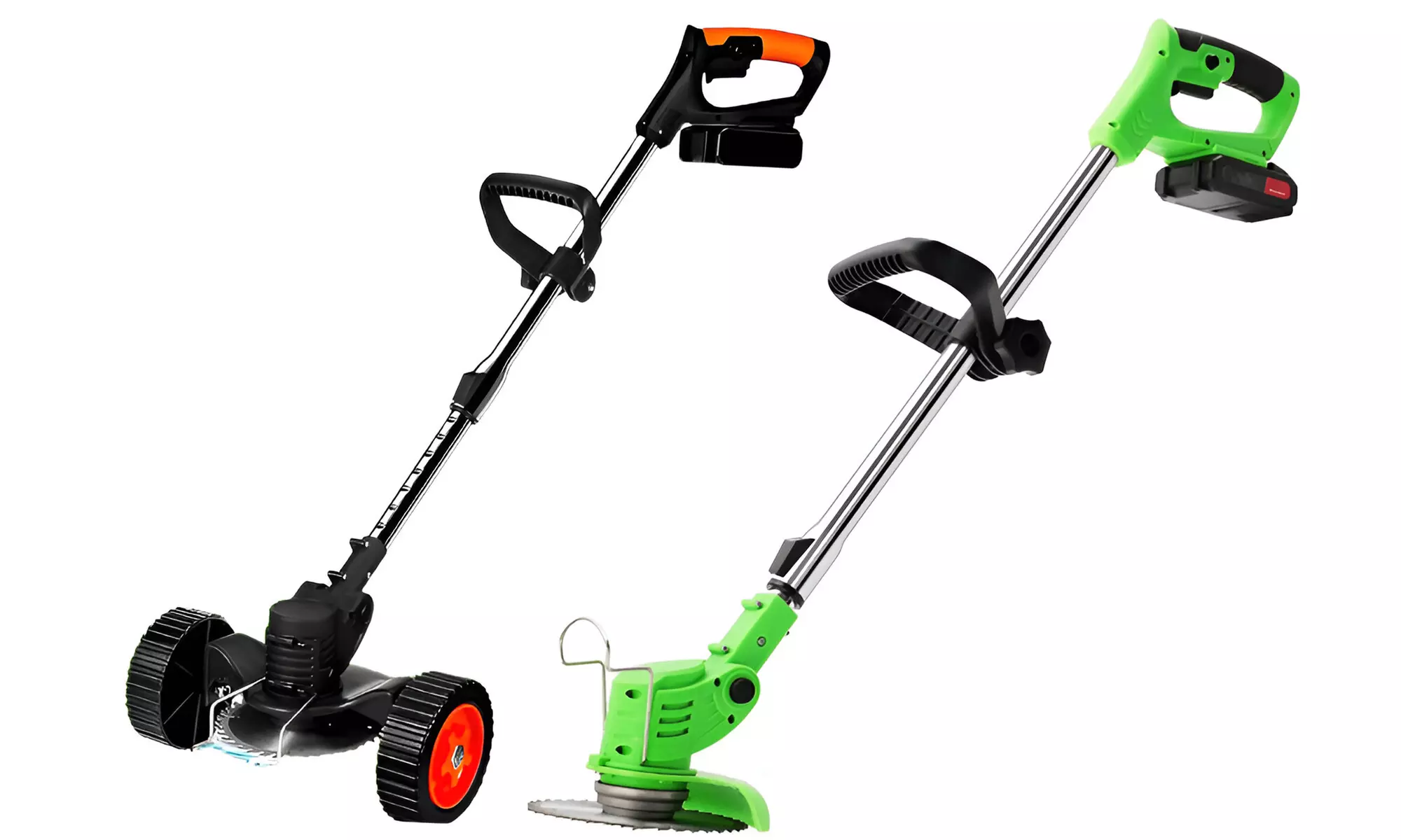 Desbrozadora eléctrica inalámbrica con doble batería de 48V