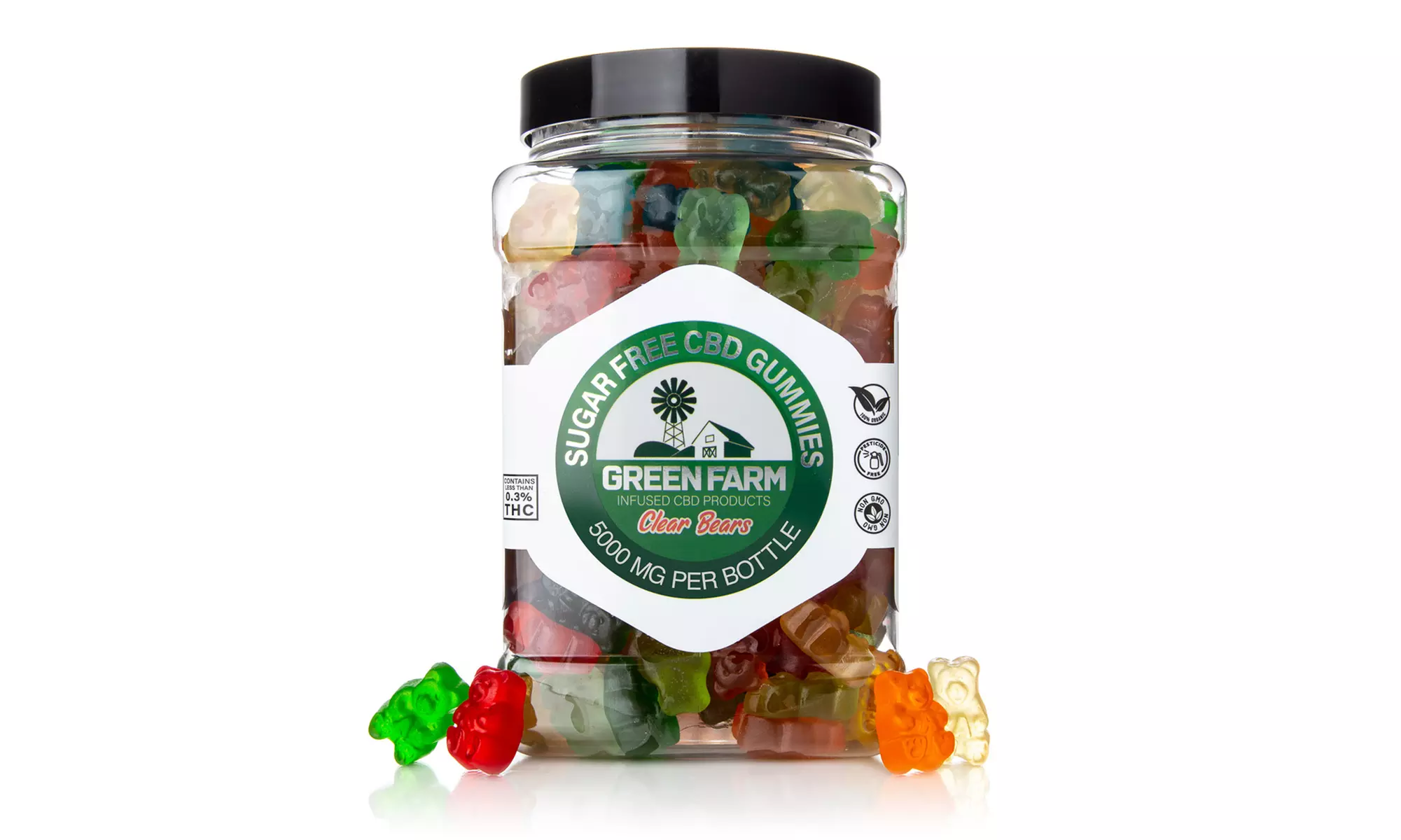 Green Farm Tasty Gummies for Sleep and Anxiety from Green Farm (500MG-5000MG)
