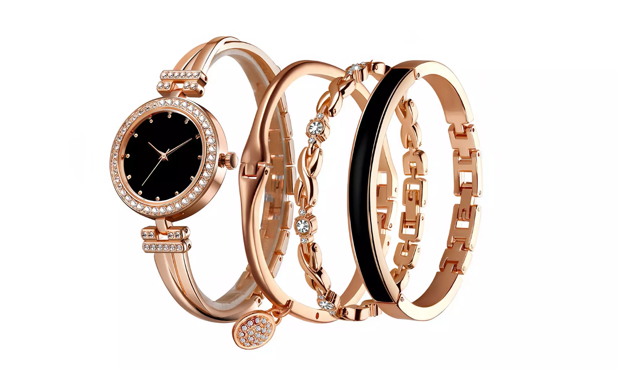 Horloge met verschillende bandjes