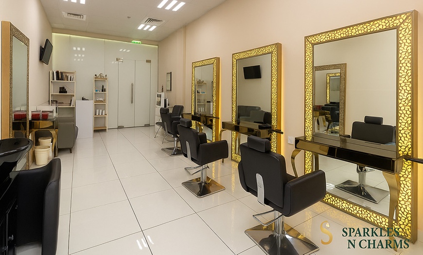 Image 2: Cut w/ Wash & Optional Hot Oil Treatment or Highlight or Color Package