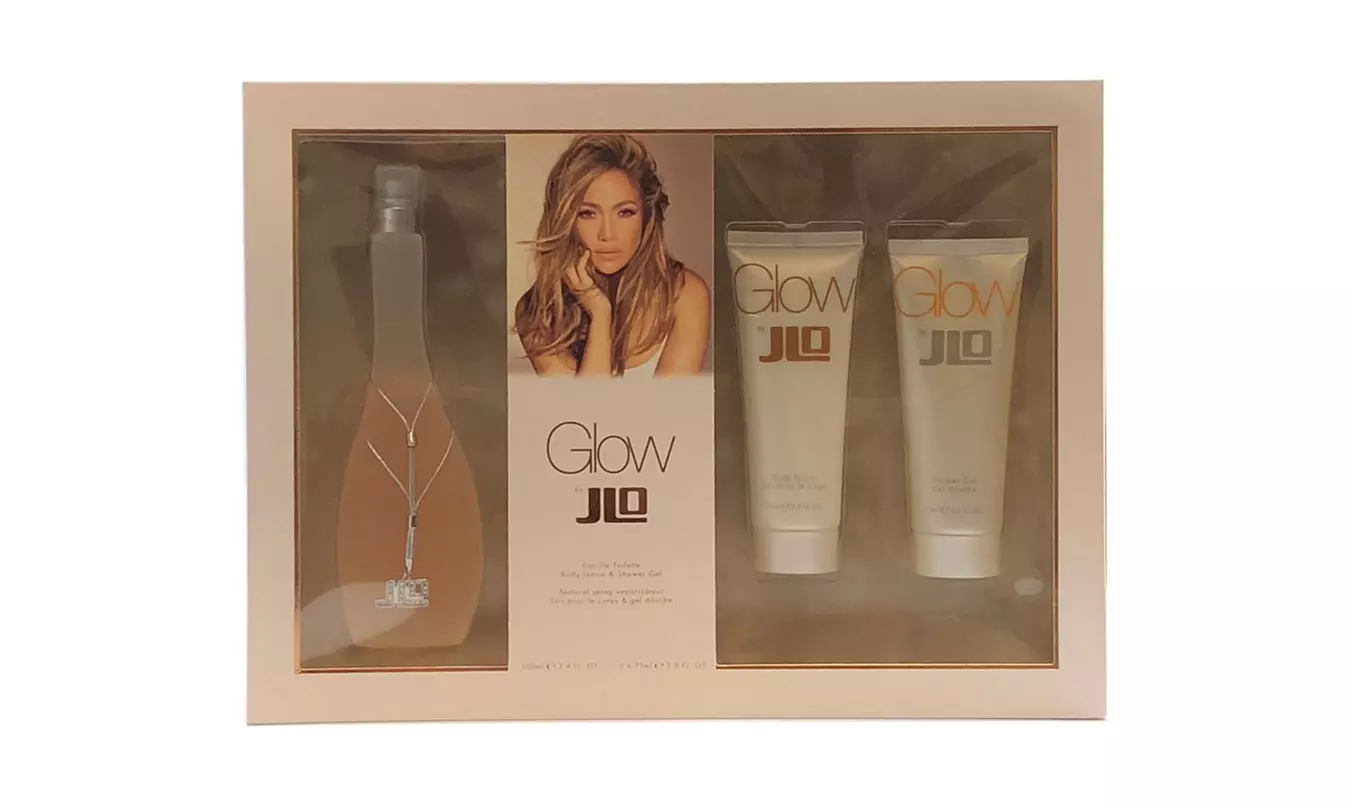 Jennifer Lopez Glow Eau de toilette 3pc Gift Set For Women