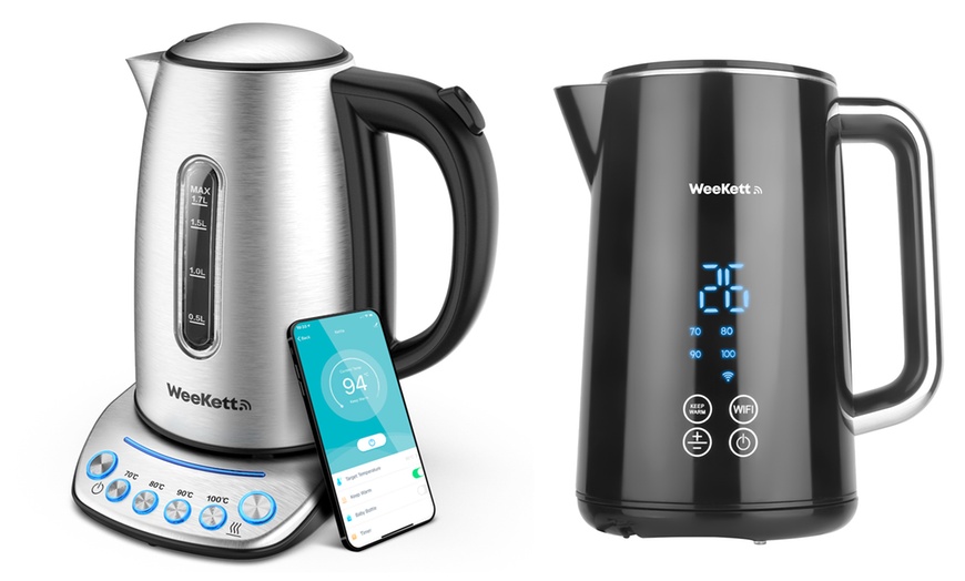 Image 1: WeeKett Alexa Smart Kettle, voice control with Amazon Alexa, Google & Siri