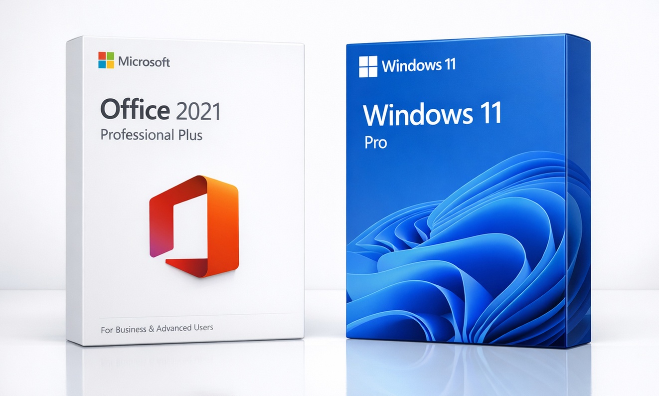 Microsoft Office 2021/2019 Professional Plus + Windows 11 Pro or Home