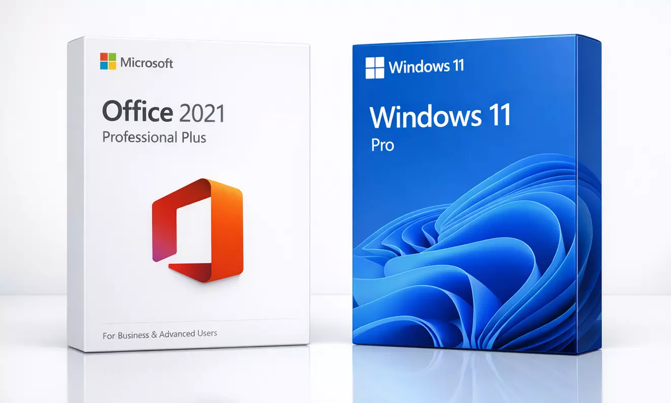 Microsoft Office 2021/2019 Lifetime Bundle, Windows 11 Pro or Home