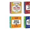 Image 1: One or Four Travel Card Games - Family Fun Questions and Riddles