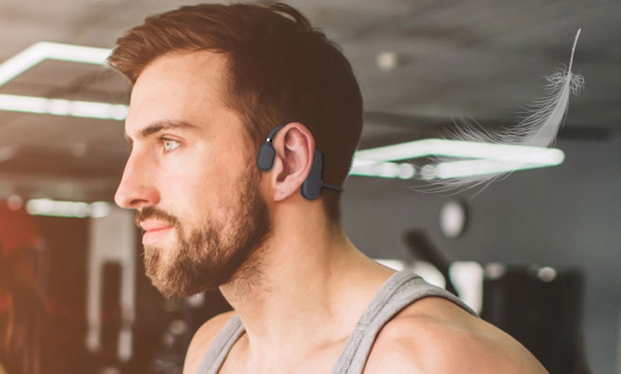 Image 2: Wireless Sport Bluetooth Air Bone Conduction Headphone