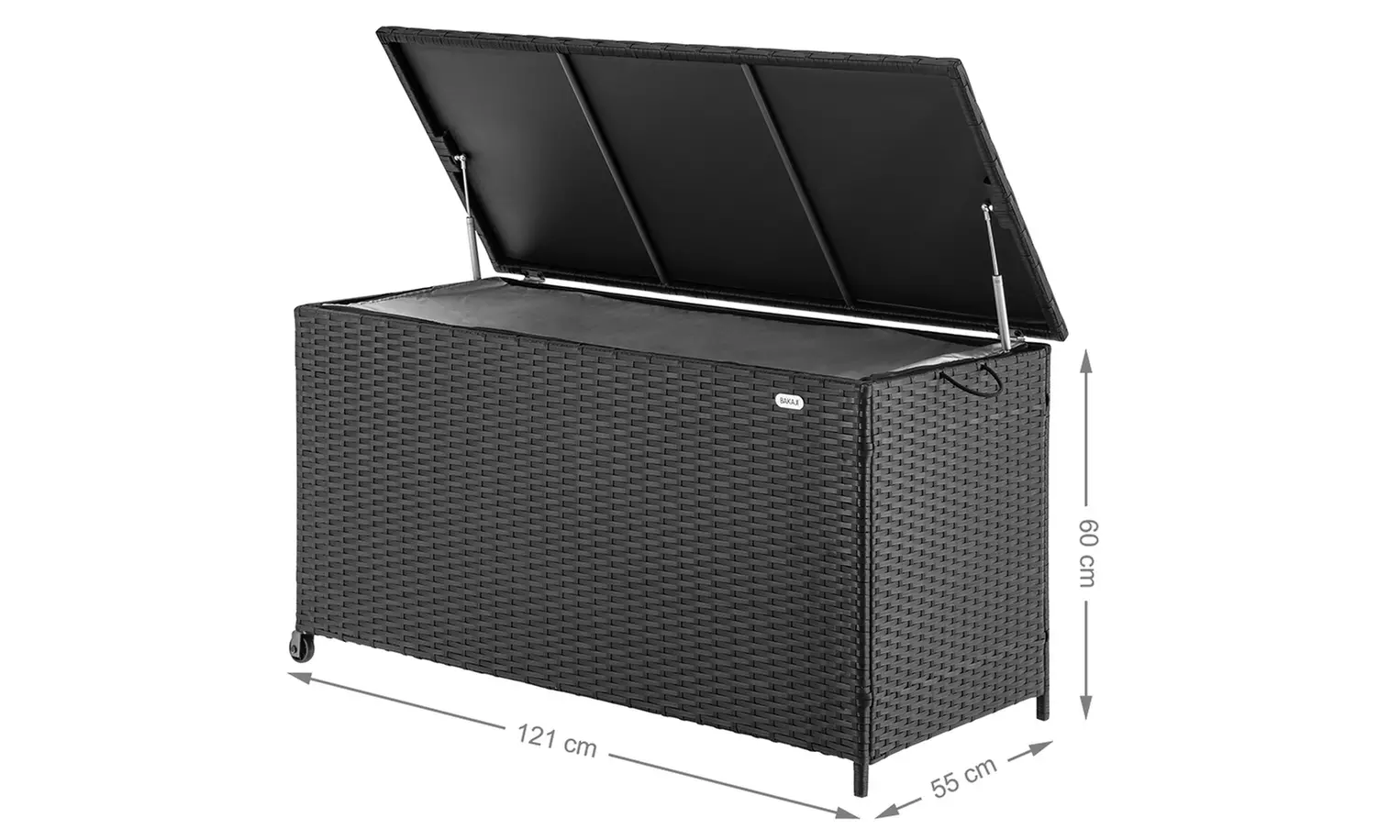 Baule portaoggetti da giardino Bakaji