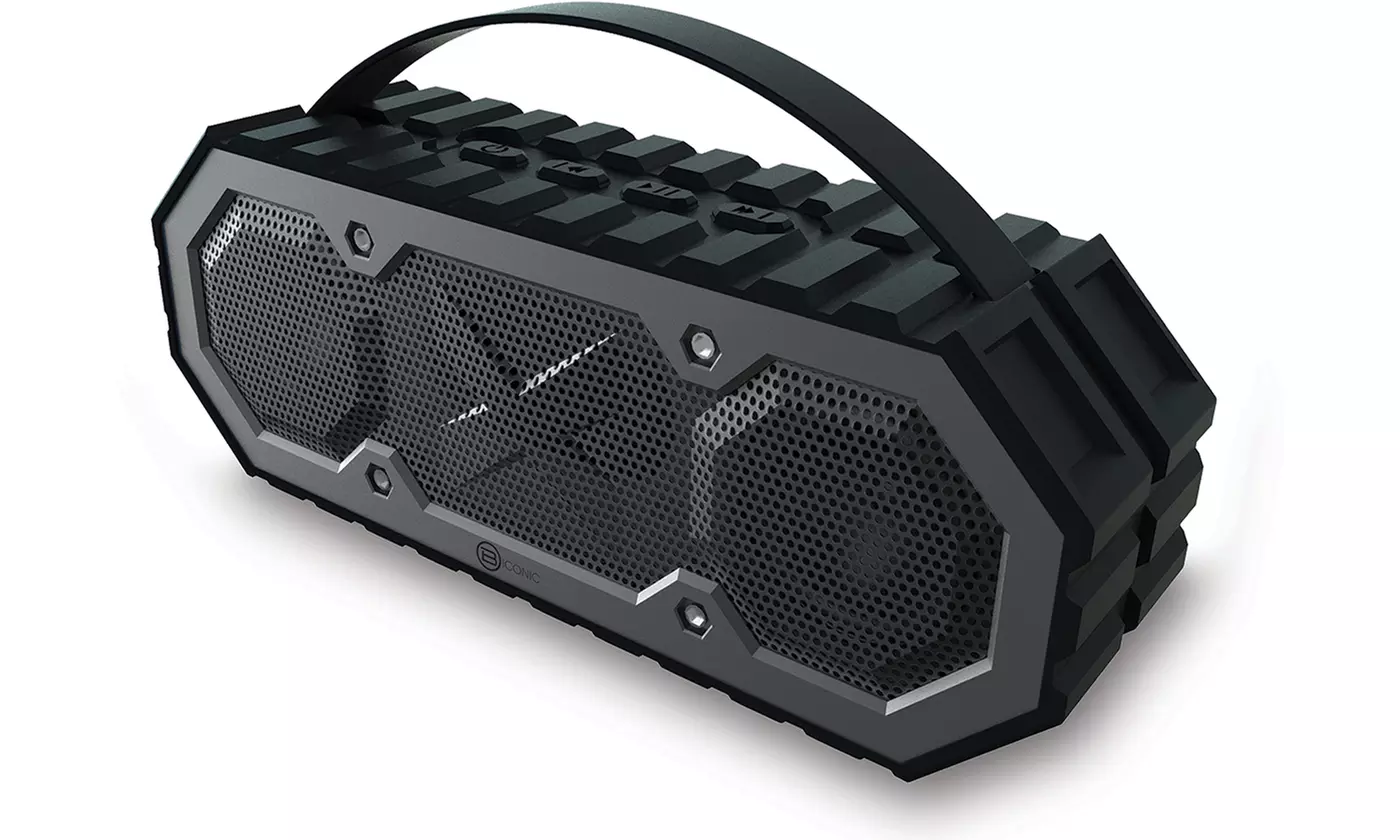 Biconic Rugged Waterproof Wireless Bluetooth Speaker - Primary Image