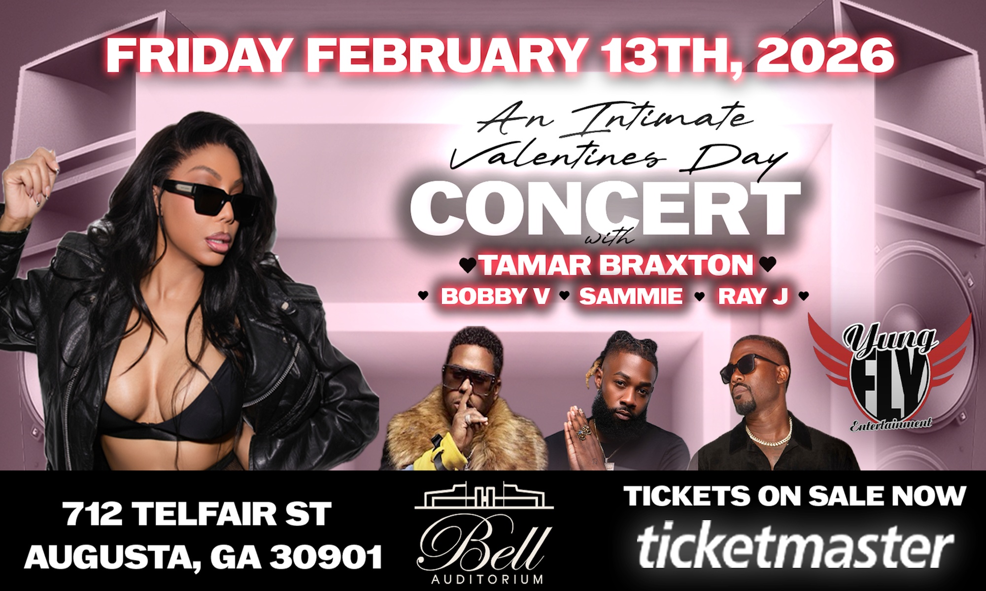 An Intimate Valentine's Day w/ Tamar Braxton, Bobby V, Sammie, & Ray J on February 13 at 8 PM
