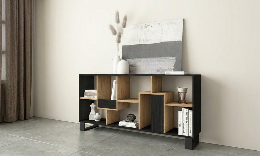 Image 32: Multi-Position Designer Bookcase