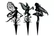 1x oder 3x Dekorativer Feen-Gartenstecker im Stil nach Wahl - Second Medium