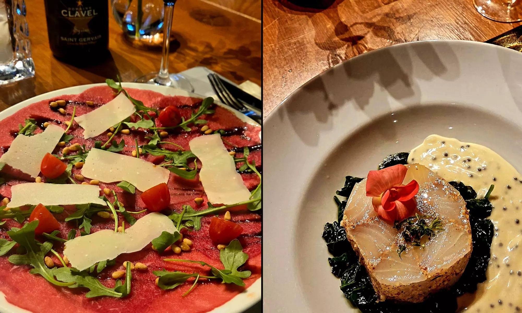 3-gangen à la carte menu aan de jachthaven bij Restaurant Bij de Poort