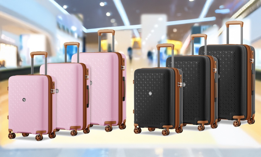 Image 1: 1 ou 3 valises assorties 20", 24" ou 28"