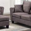 Image 14: Tivette Brushed Velvet Sofa Set 
