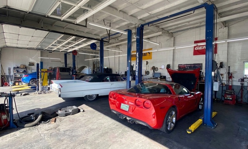Image 4: Full Synthetic or Synthetic Blend Oil Change with Tire Rotation