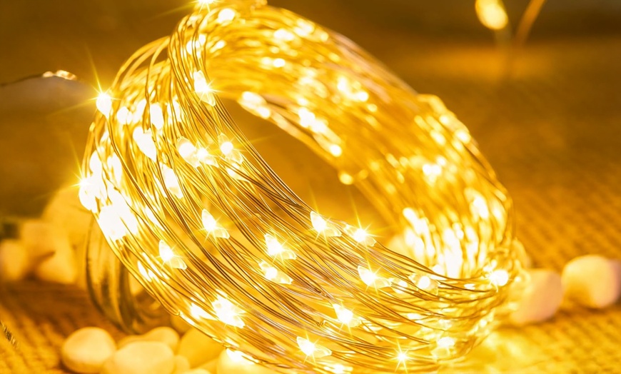 Image 3: 3 of 6 lichtsnoeren met 120 felle led-lampjes