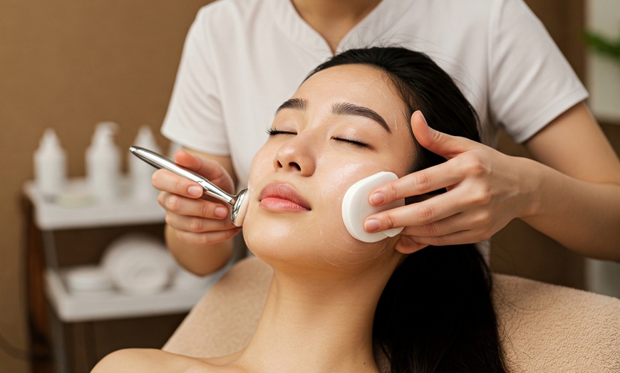 Image 1: Glow Up: 60 or 90-Minutes Aqua Pure or PAYOT Paris Facials 