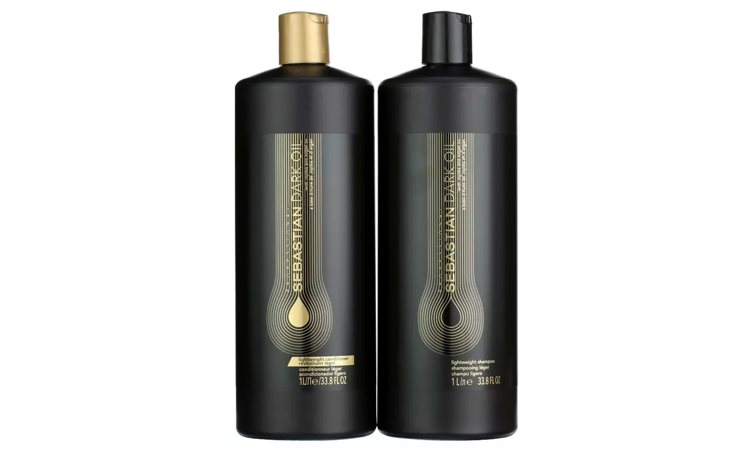 Sebastian Lightweight Dark Oil Shampoo and Conditioner 33.8oz DUO