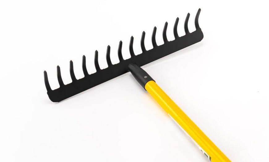 Image 13: Herramienta de jardín de acero templado y mango de fibra de Suan