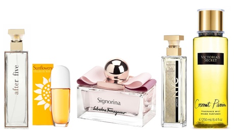 EDT, EDP e body mist da donna Ferragamo, Arden, Kenzo e Victoria's Secret, disponibili in varie fragranze