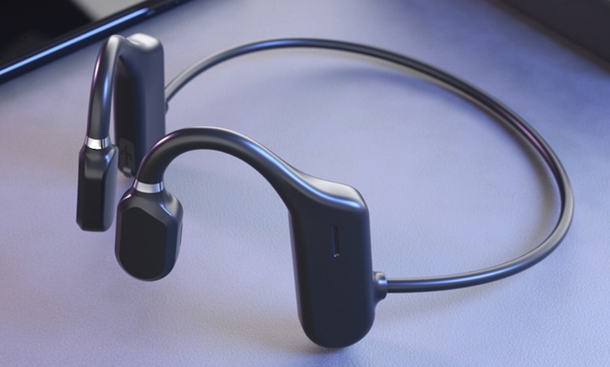 Image 10: Wireless Sport Bluetooth Air Bone Conduction Headphone