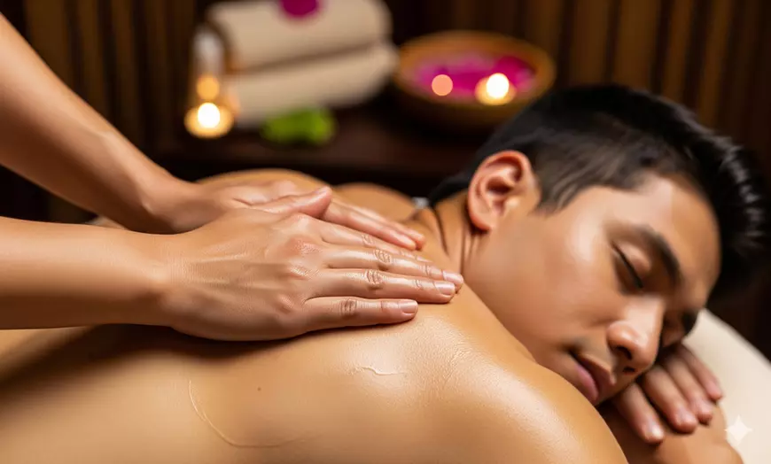 Image 2: Back massage and Deep Cleansing Hydration Facial