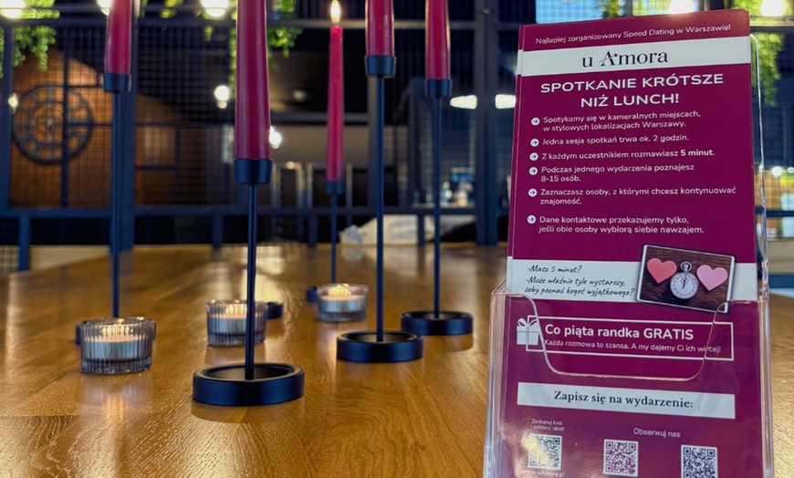 Image 7: Speed Dating U Amora – szybkie randki w kameralnej atmosferze (do -25%)