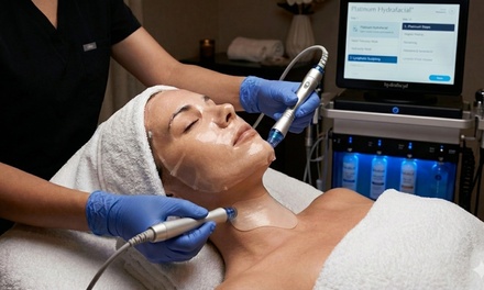 90-Minute Platinum Hydrafacial with Lymphatic Sculpting, Neck Therapy & Hydrojelly Mask - Phoenix beauty bar