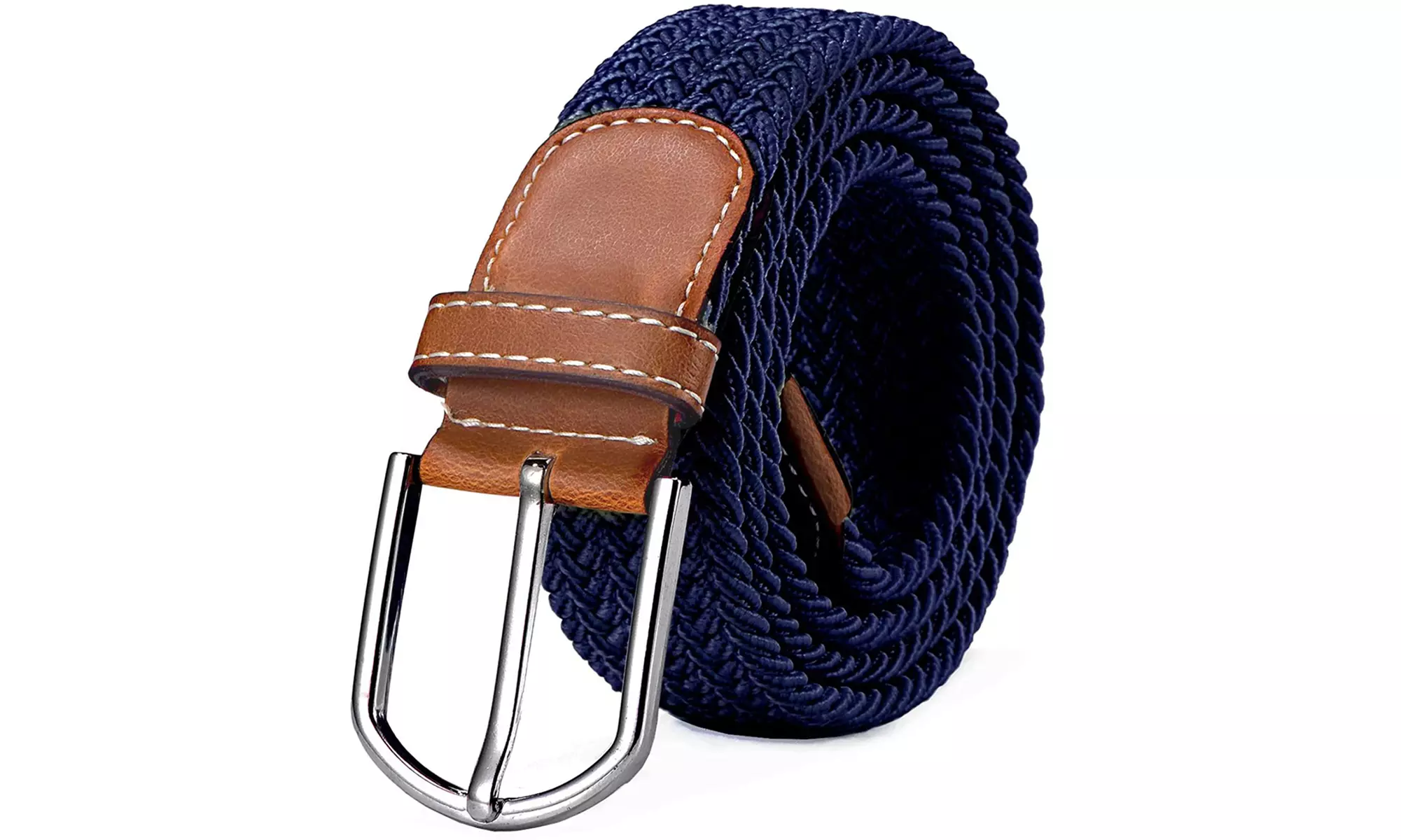 1x oder 2x geflochtener Unisex-Gürtel